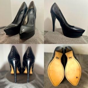 Crocodile Black Pumps Circus Women’s Size 7